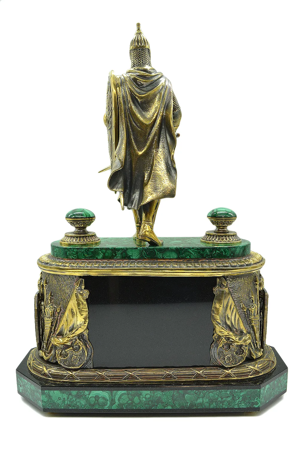 Часы каминные "Русский Воин"